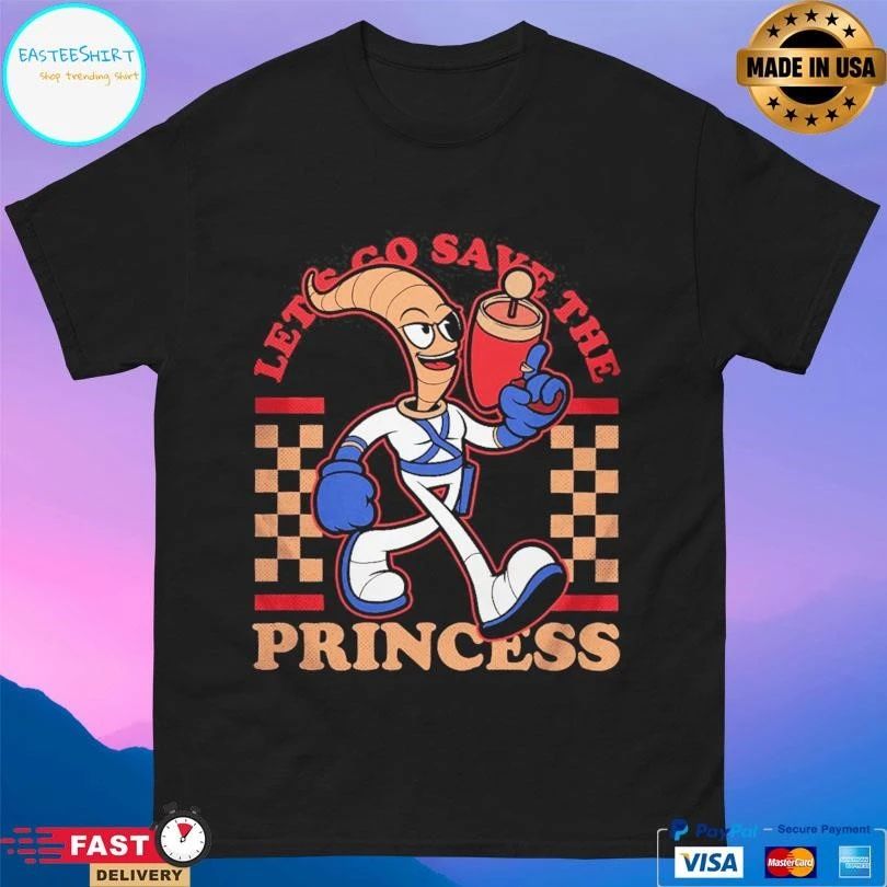 Let’s Go Save The Princess T-shirts