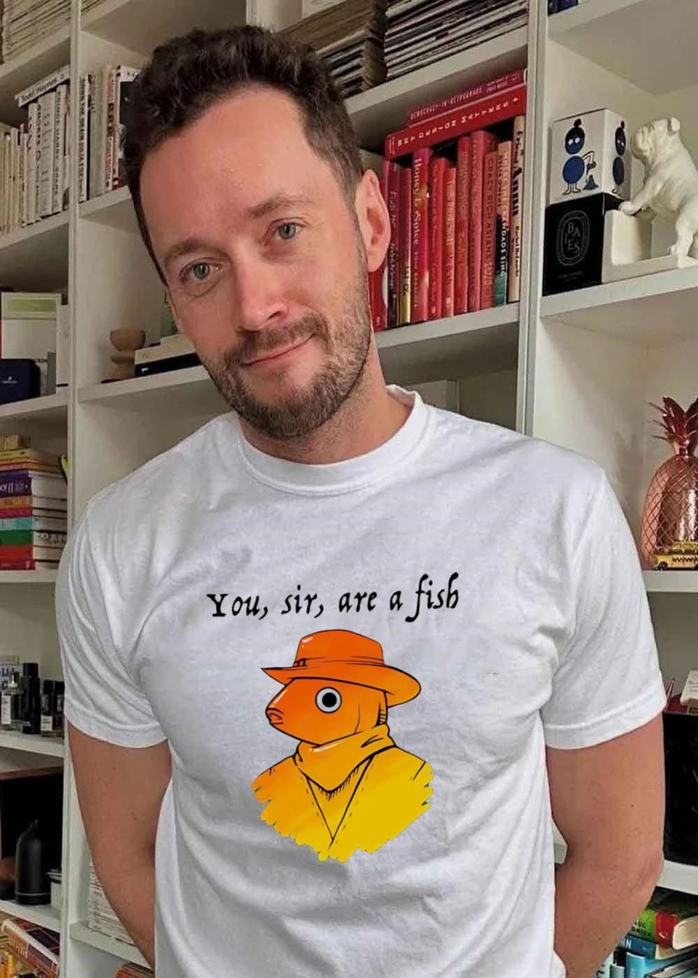 You Sir Are a Fish Cowboy Western Graphic shirt