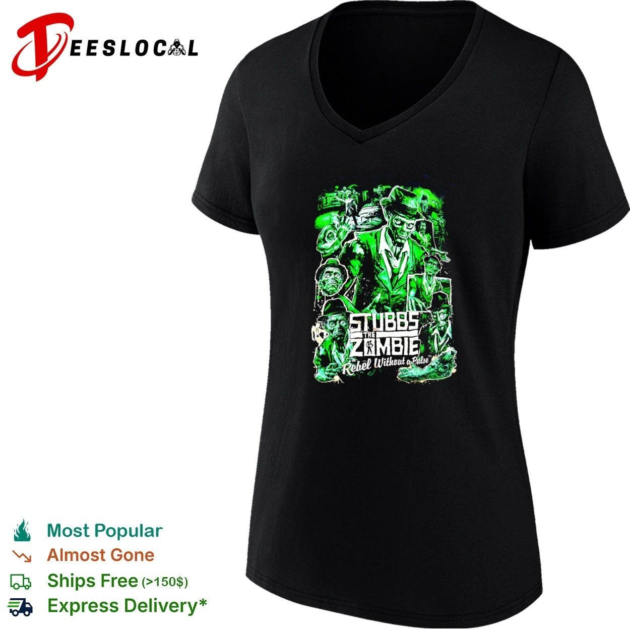 Stubbs the Zombie in Rebel Without a Pulse T-shirt