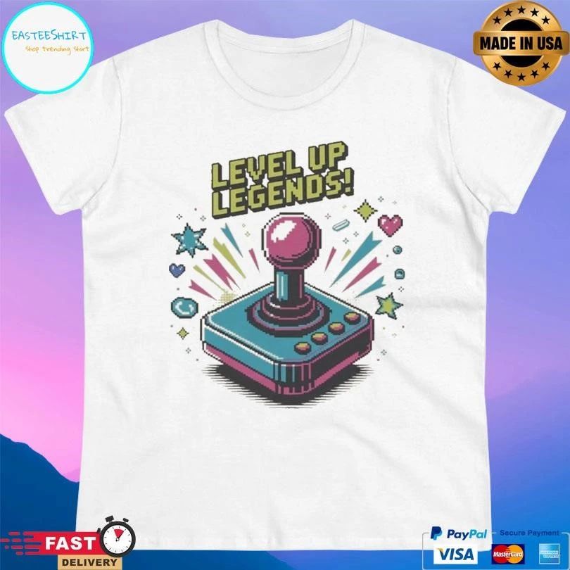 Level Up Legends Gamer T-shirts