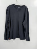 UNTUCKit Eco-Soft Long Sleeve Basic T-Shirt Gray Size XXXLARGE Long Sleeve