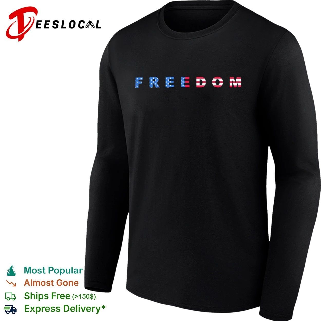 Freedom 250th Anniversary USA Patriotic T-shirt