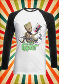 Baby Groot Guardians Galaxy Men Women Long Short Sleeve Baseball T Shirt 1943