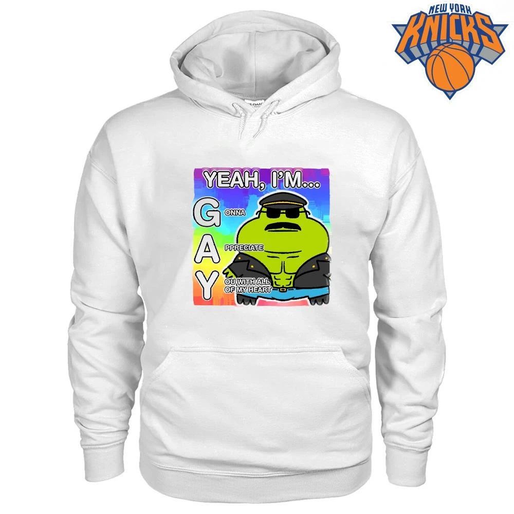 Yeah I’m Gay Gonna Appreciate You With All Of My Heart Muscle Frog Meme Shirt