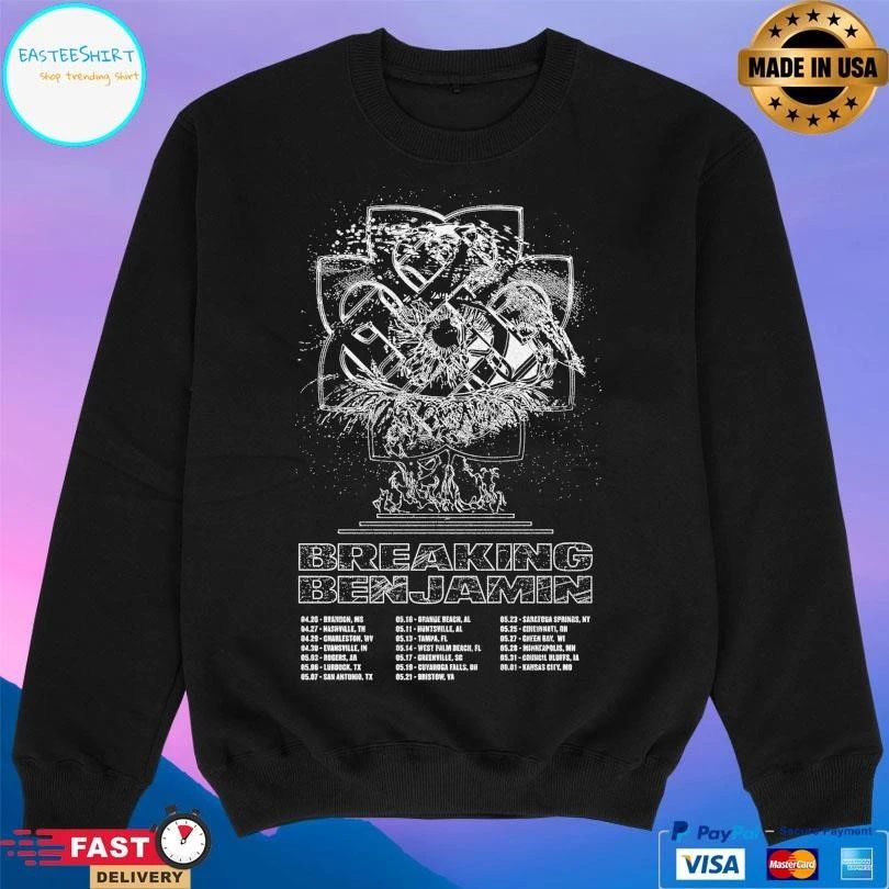 Breaking Benjamin Life Tour Date T-shirts