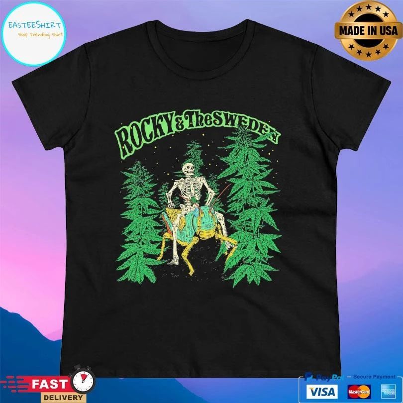 Rocky And The Sweden Punk’s Pot Head T-shirts