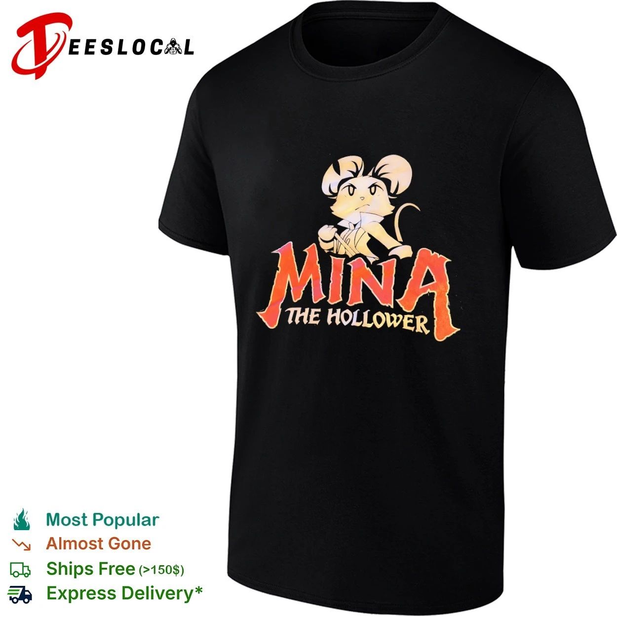Mina the Hollower video game pixel art T-shirt