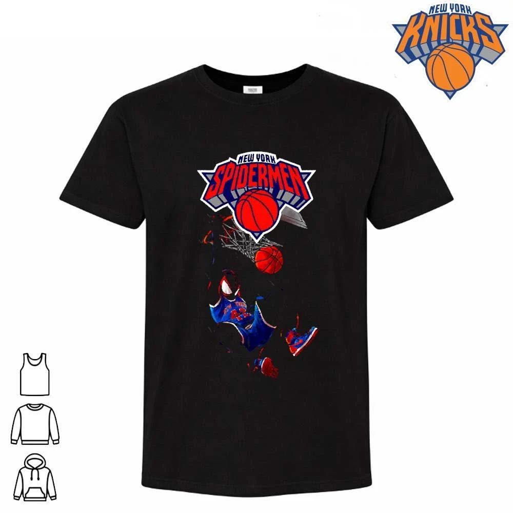 New York Spidermen Miles Morales Basketball Dunk Graphic Shirt