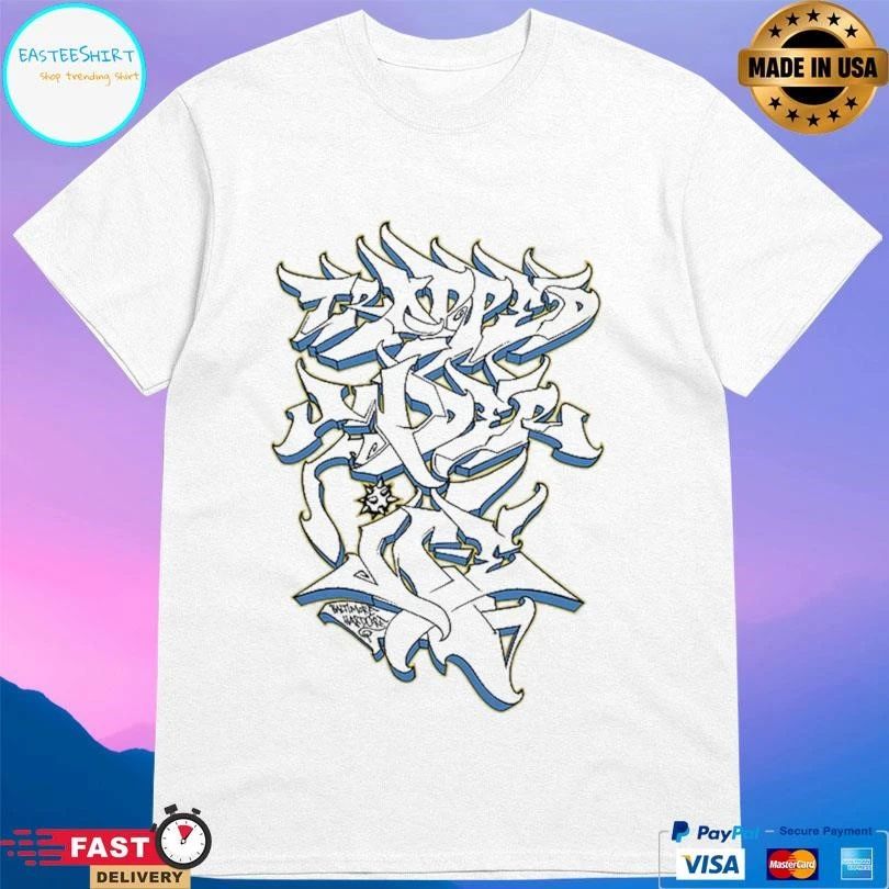 Trapped Under Ice Old School Graff T-shirts