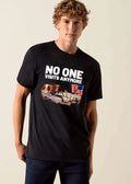 No One Visits Anymore Lunar Rover Cinder Blocks American Flag shirt