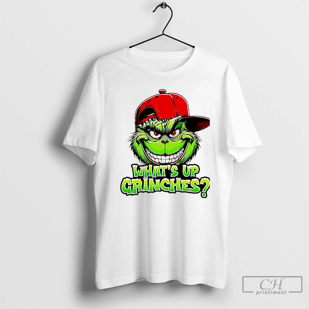 Premium Whats Up Grinches Grinch With Hat Christmas Christmas T Shirts