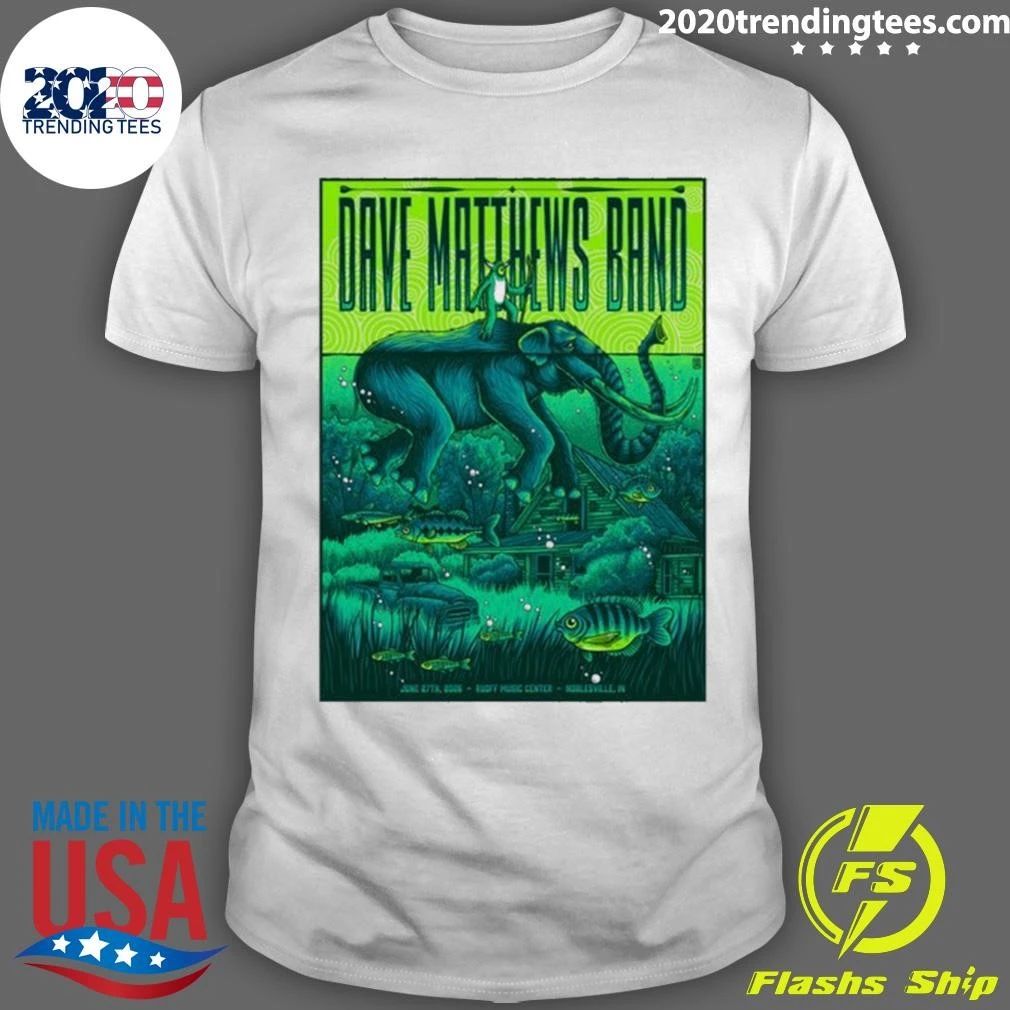 Dave Matthews Band June 27 2026 Ruoff Music Center in Noblesville IN Tee Shirt