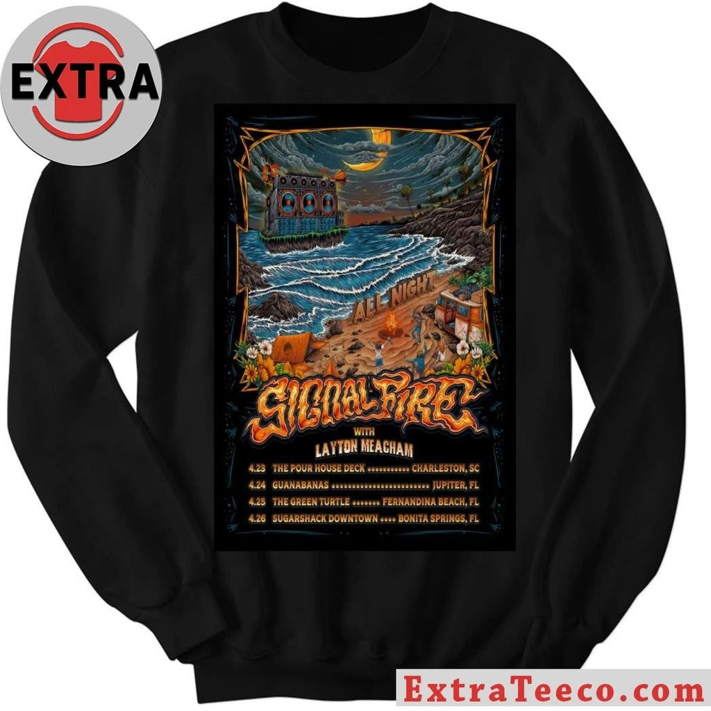 Signal Fire Tour South America Spring 2026 Poster Shirt