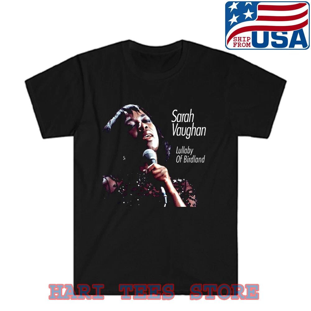 Sarah Vaughan Men's Black Size S to 5XL