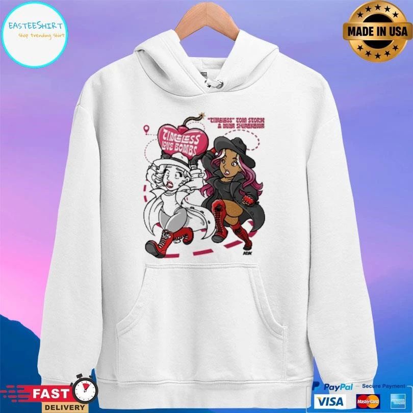 The Timeless Love Bombs Timeless Toni Storm And Mina Shirakawa Bombing Run T-shirts