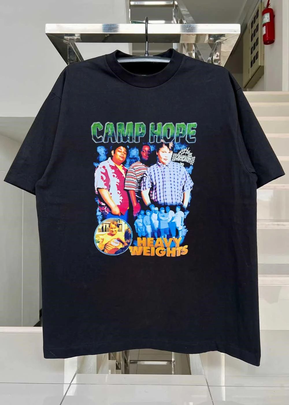 Camp Hope 90 Heavy Weights Featuring The Characters From The Cult Classic Shirt