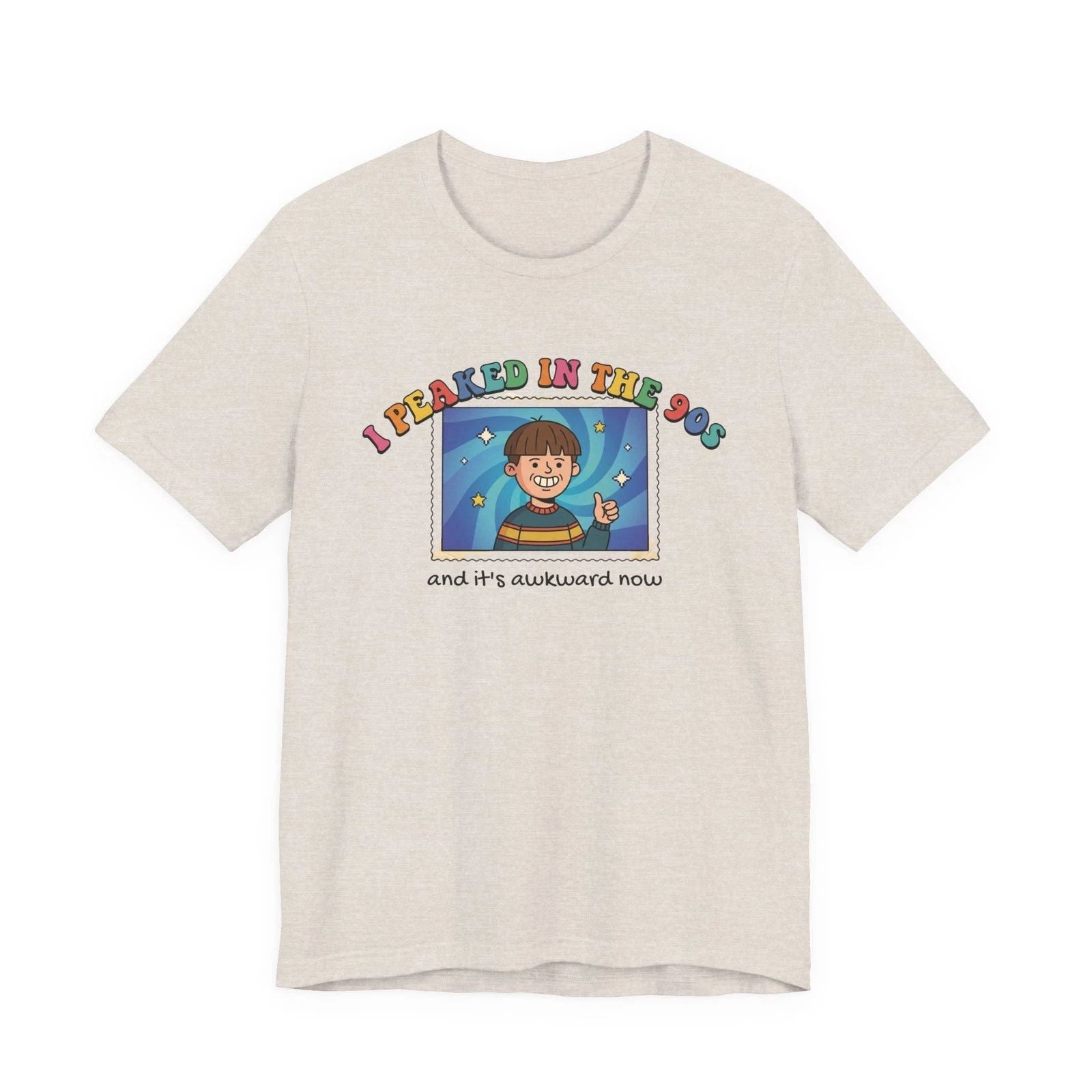 I Peaked in the 90s T-Shirt | Retro Kid Cartoon Tee