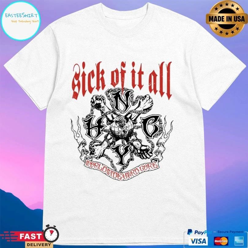 Sick Of It All World Wide Hard Core T-shirts