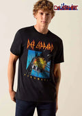 Def Leppard Pyromania Target Reticle Exploding Skyscraper Building shirt