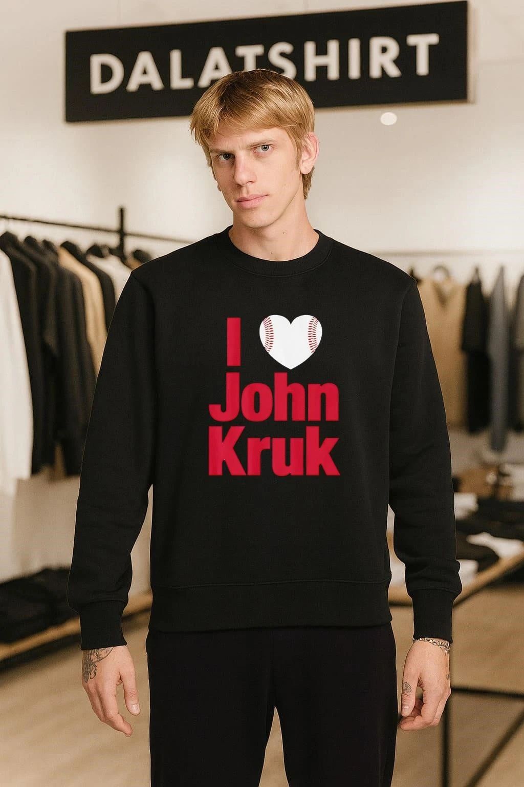Awesome Baseball Fan Apparel I Love John Kruk Shirt