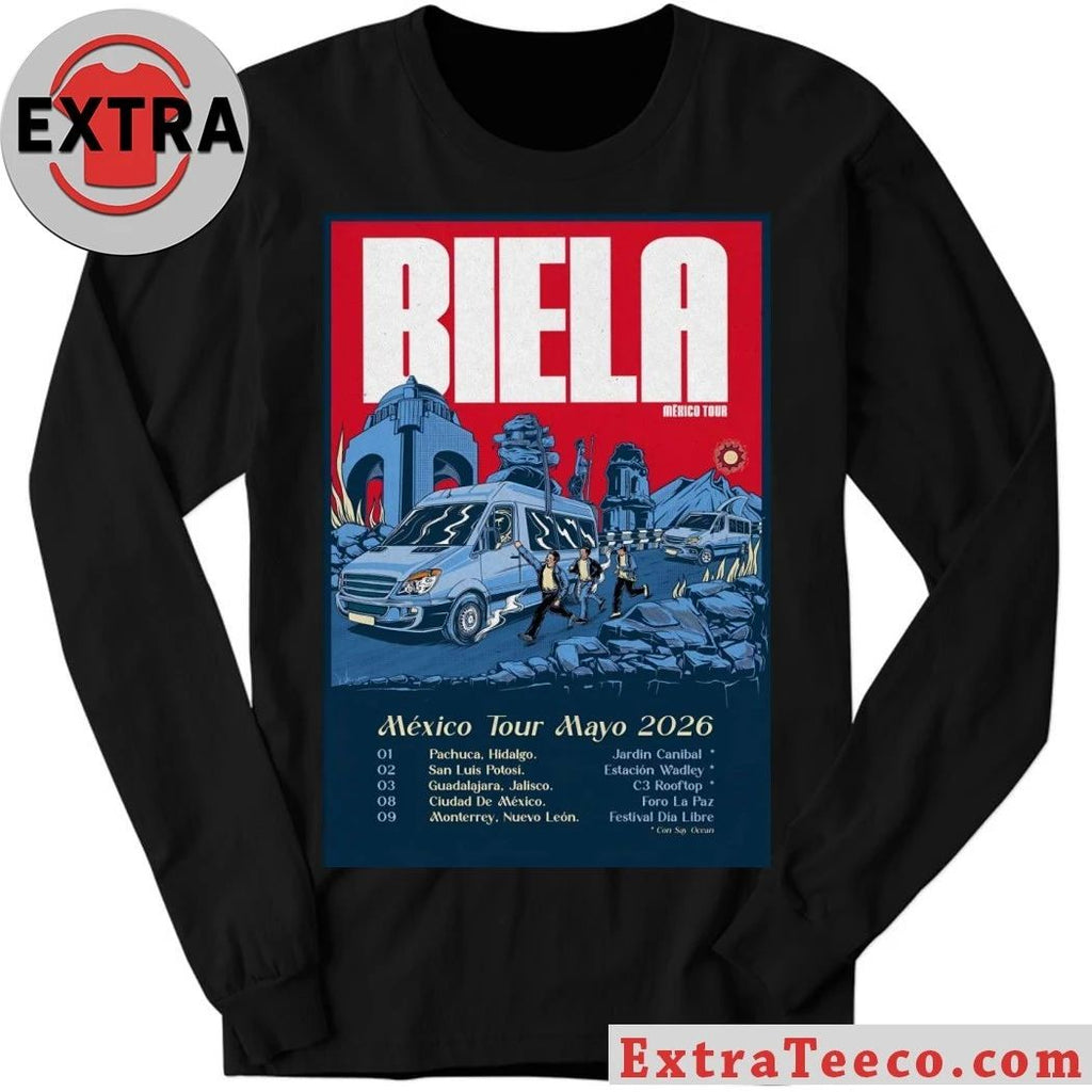 Biela Tour Mexico Mayo 2026 Poster Shirt
