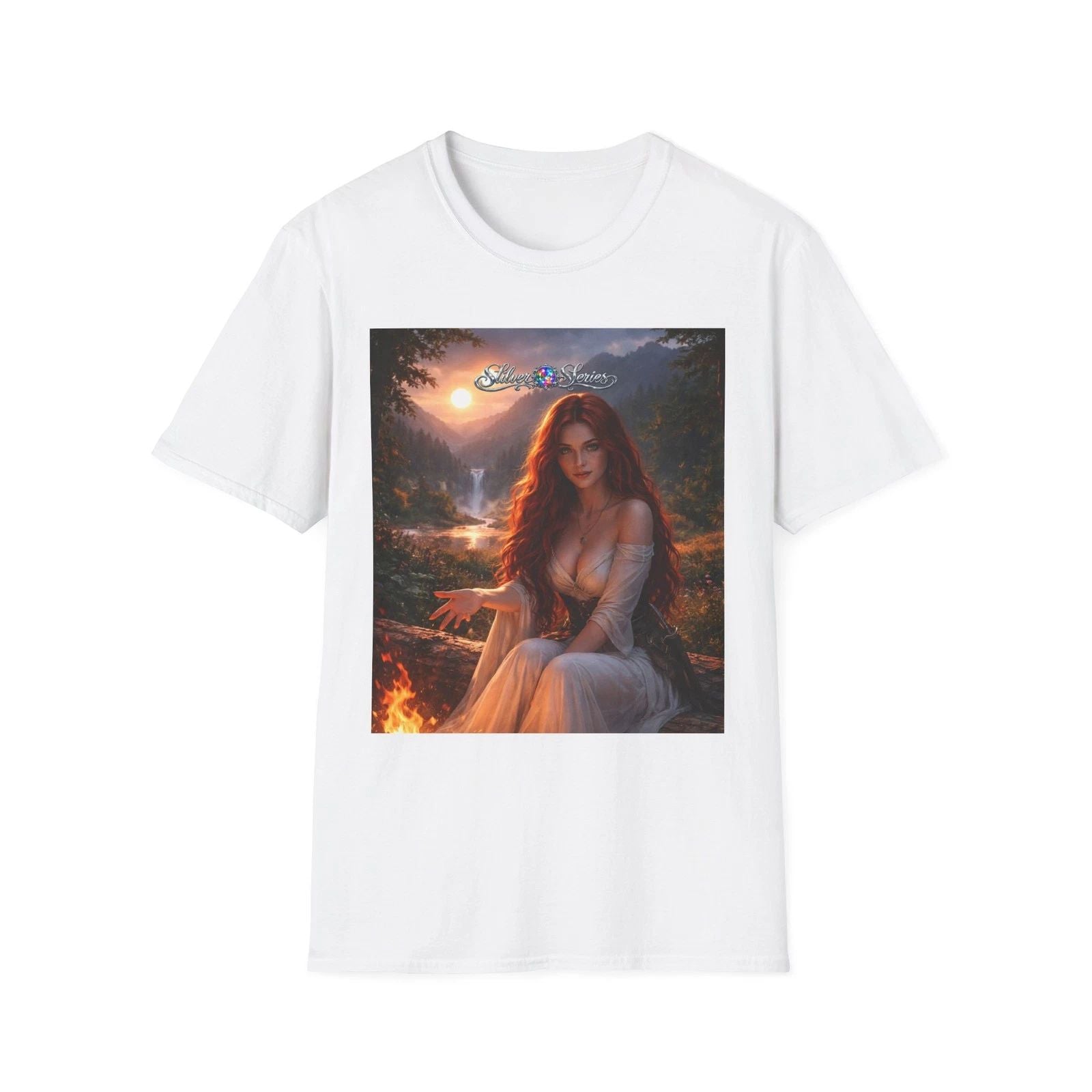 Rose Character Art Tshirt | Silver Series