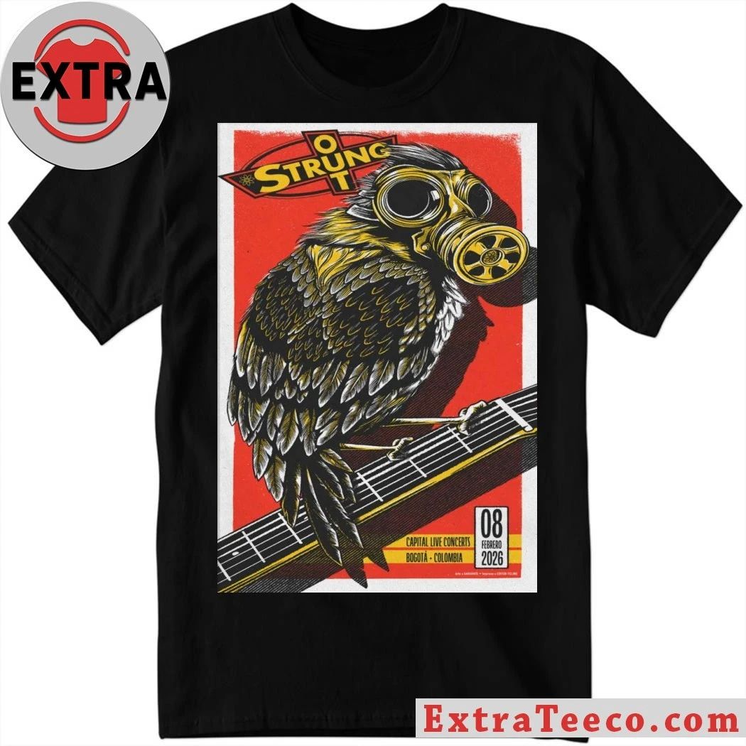 Strung Out February 8 2026 At Capital Music By Relevant Show Poster Shirt