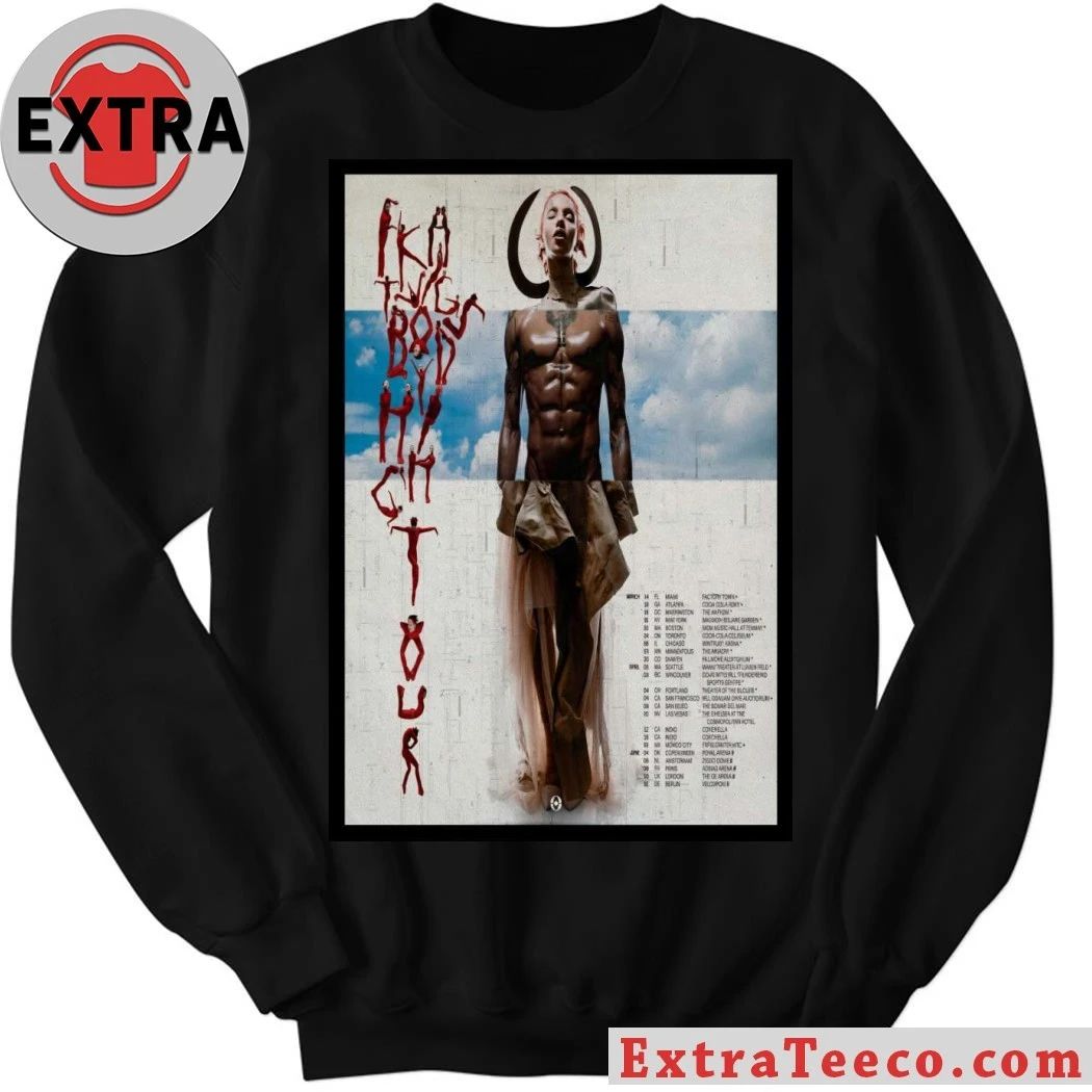 Original FKA Twigs Body High Tour in Miami 3 14 26 Poster Shirt