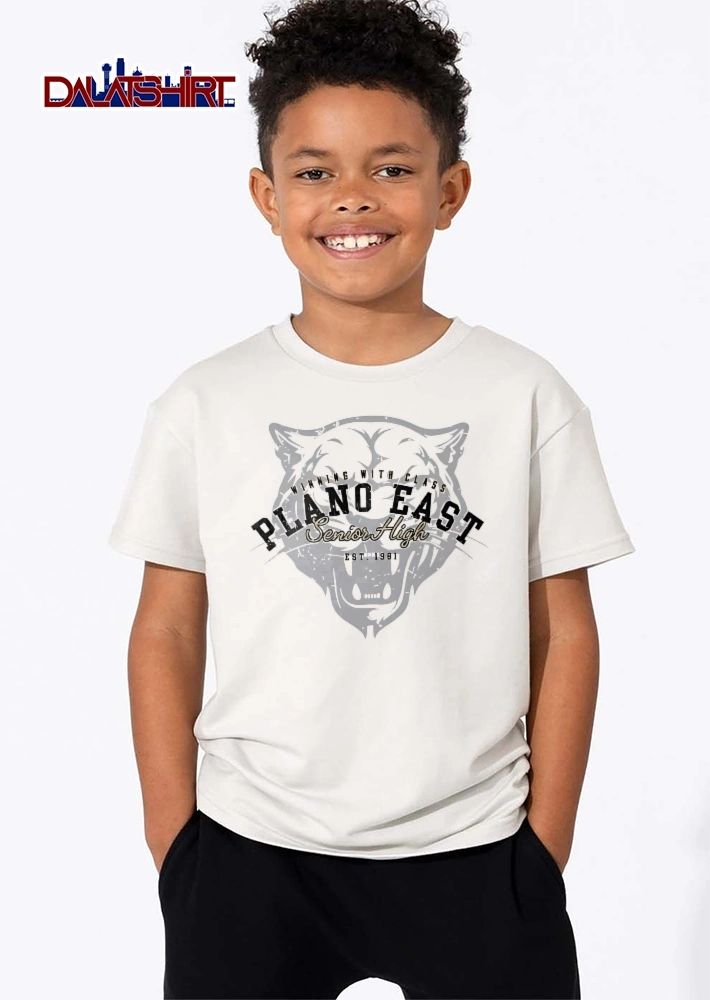 Plano East Senior High Winning With Class Est 1981 Distressed Panther Head shirt