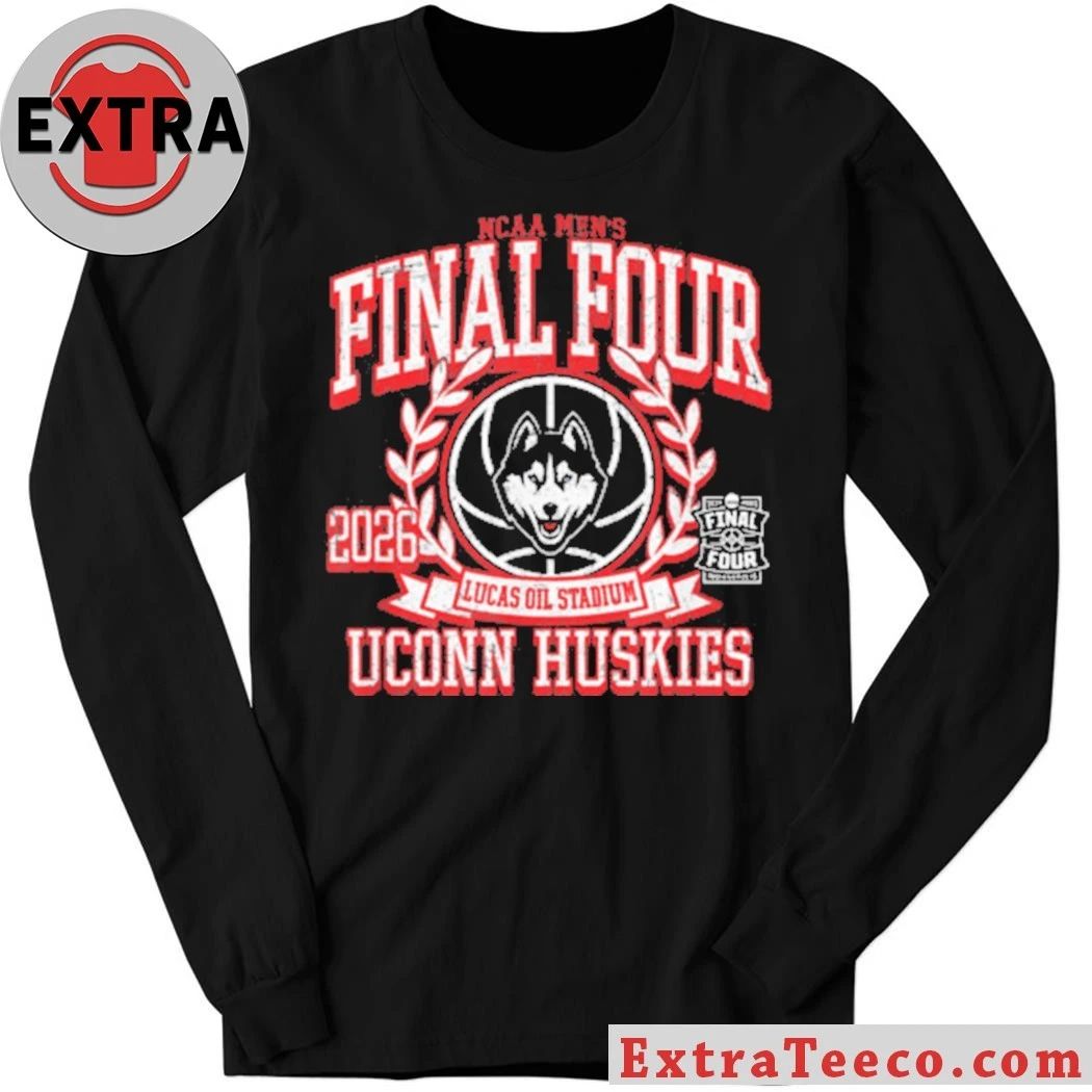 Connecticut Huskies Final Four 2026 NCAA Men’s Basketball Logo T-Shirt – Top-Rated Gift for College Basketball Lovers