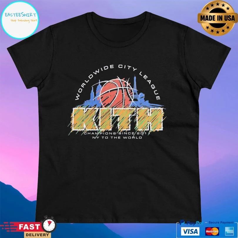 Worldwide City League Kith Champions Since 2011 Ny To The World T-shirts
