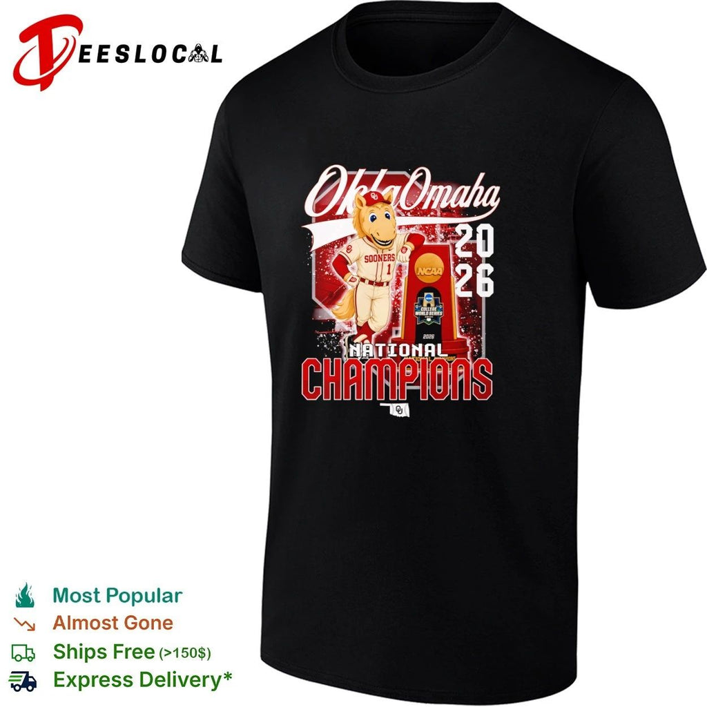 OklaOmaha 2026 National Champions Sooners T-shirt