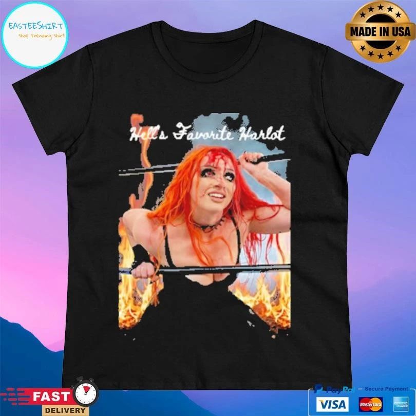 Priscilla Kelly Hell’s Favorite Harlot Bleeding For The Fame T-shirts