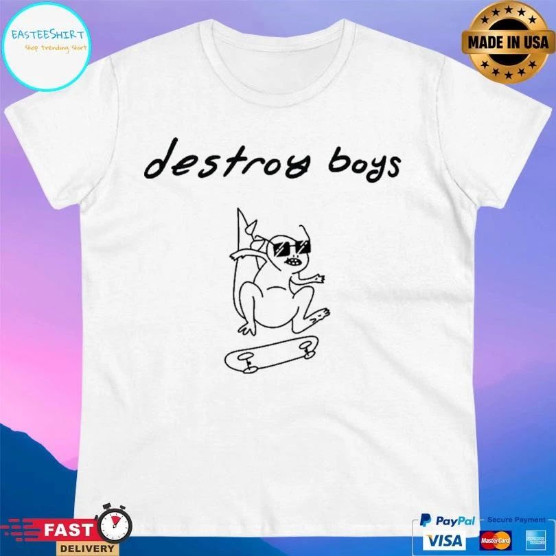 Dino Skater Destroy Boys T-shirts