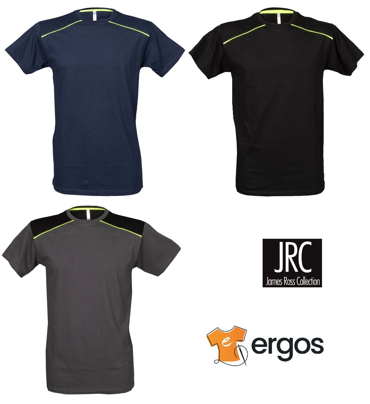 JRC EMPIRE T-Shirt Mens Crew Neck Short Sleeve Jersey 100% Cotton