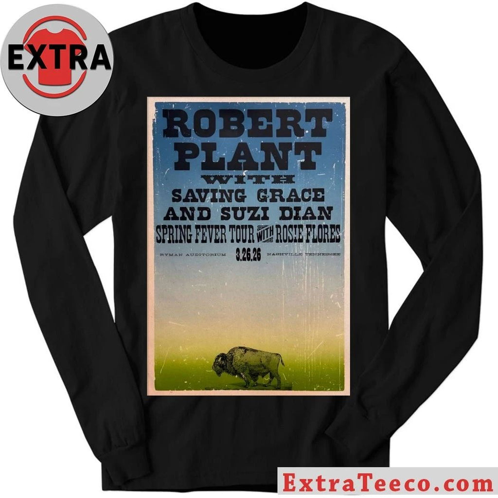 Robert Plant 3 26 2026 Nashville, TN Poster Shirt