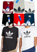 ADIDAS BIG PRINTED CREW NECK SHORT SLEEVE T-SHIRT FOR MENS
