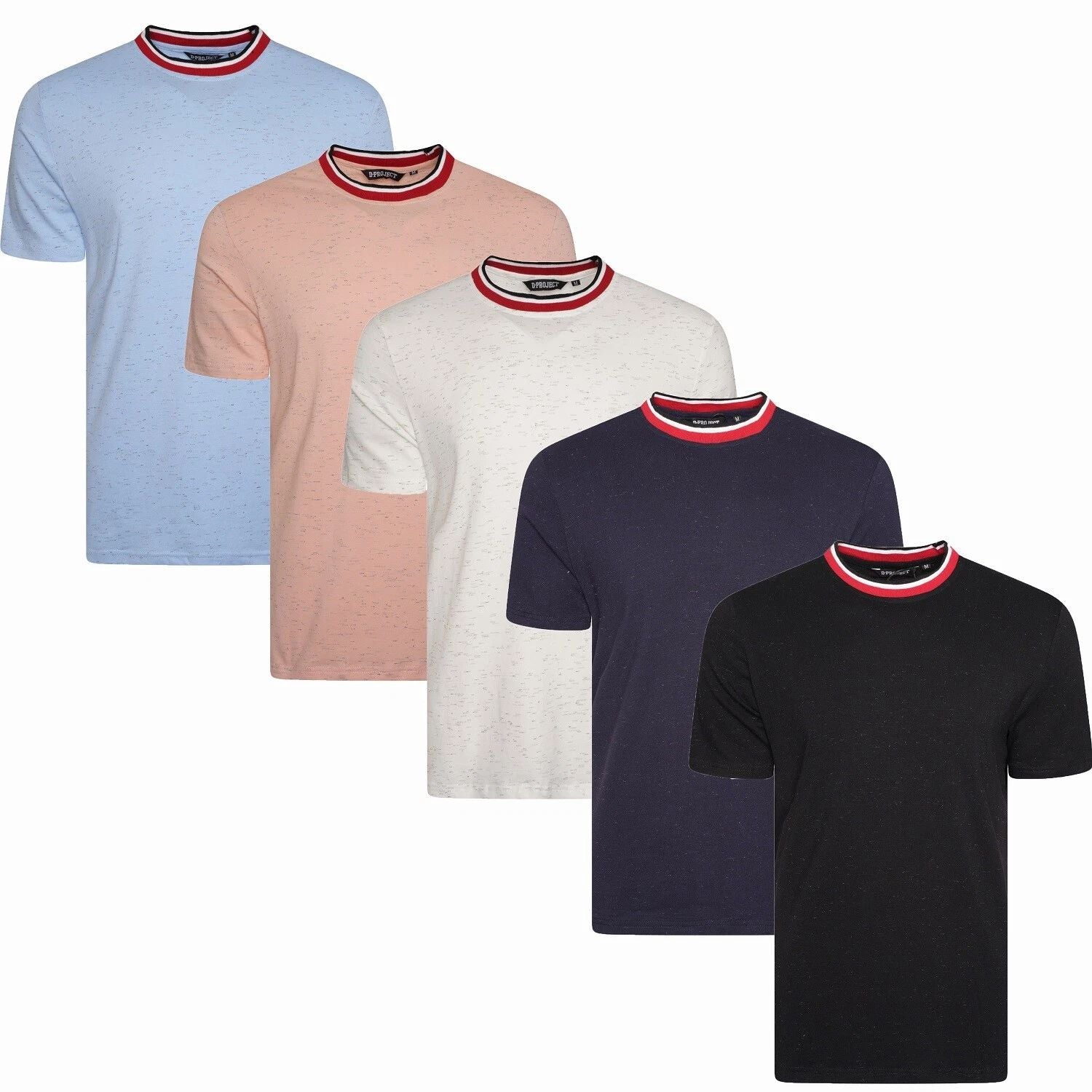 New Mens T Shirts Printed Cotton Short Sleeve Crew Neck Summer Beach Tees Top