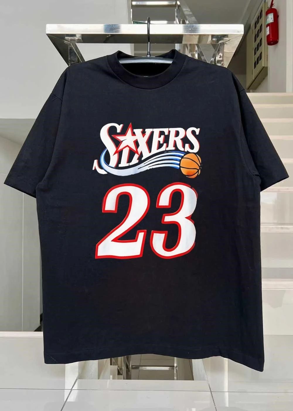 Sixers 23 Logo Shirt 76ers Basketball Team Jersey shirt