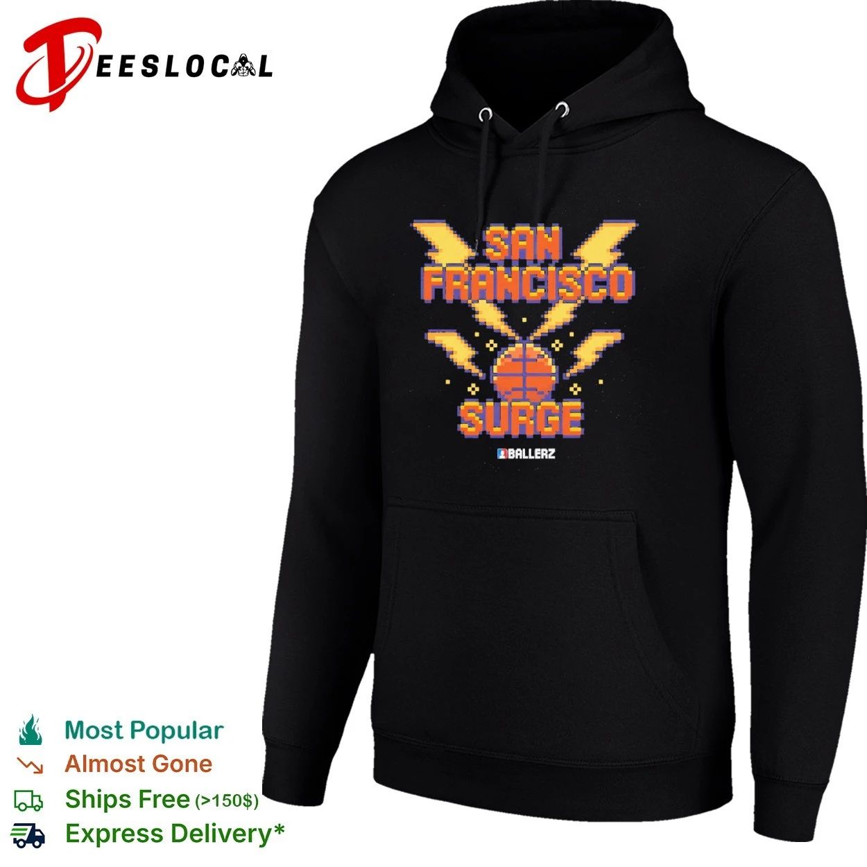 San Francisco Surge Ballerz basketball T-shirt