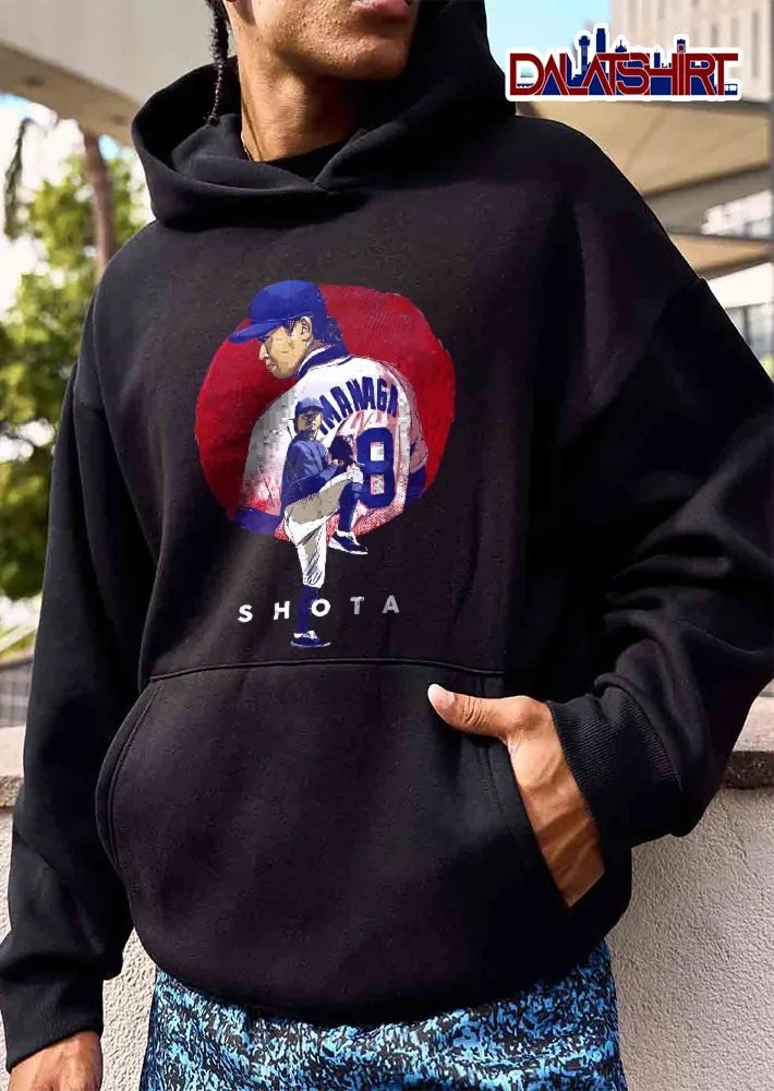 Shota Imanaga Baseball Pitcher Leg Kick Red Circle Graphic shirt