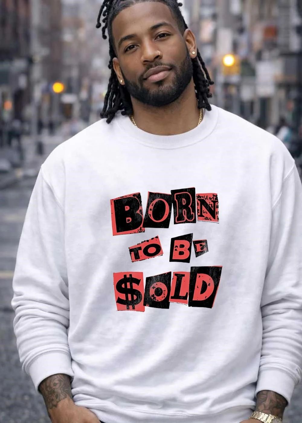 Born to Be Sold Slogan Unisex T-Shirt