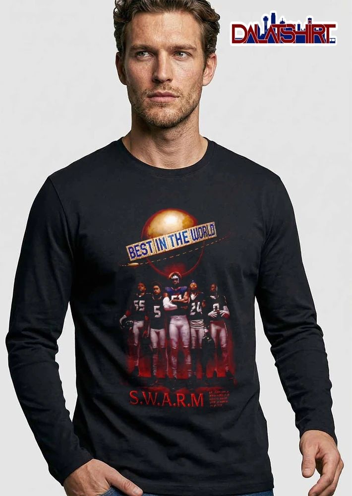 Swarm In The World Will Anderson Jr Derek Stingley Roster Five Football Players Planet Earth shirt