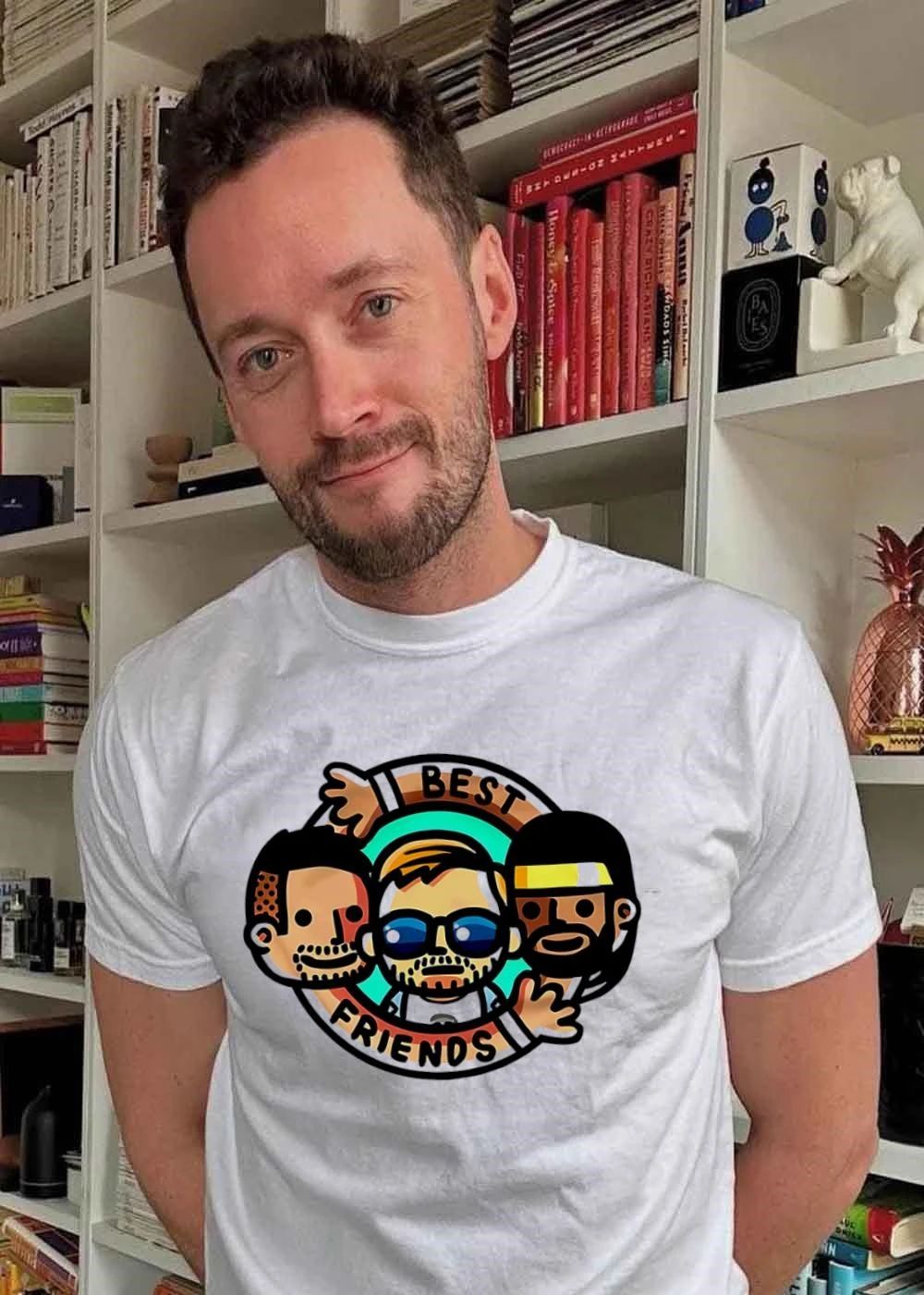 Friends Cartoon Trio Men’s shirt