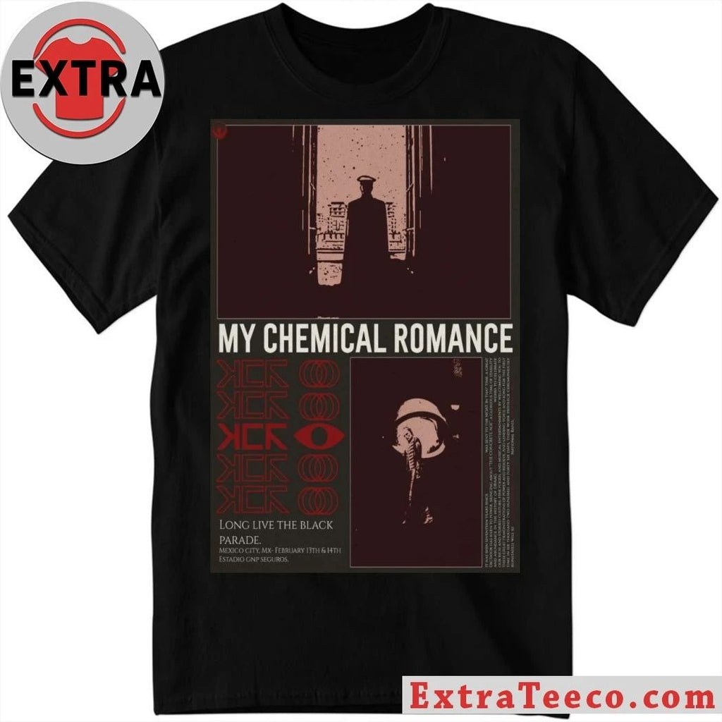 My Chemical Romance February 13 2026 At Estadio GNP Seguros Show Poster T-Shirt