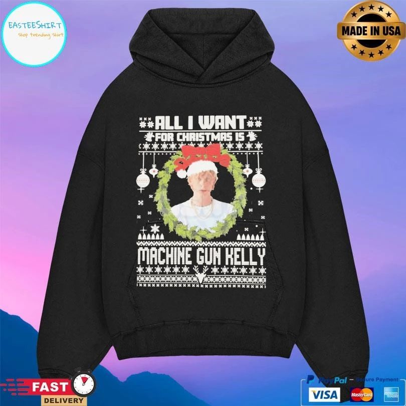 All I Want For Christmas Is Machine Gun Kelly T-shirts
