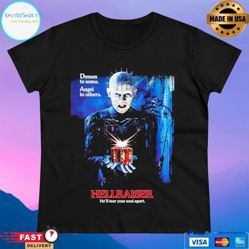 Hellraiser He’ll Tear Your Soul Apart Demon To Some Angel To Others T-shirts