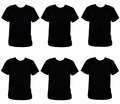 PACK OF 6 MENS BLACK CREW NECK T-SHIRT 100% COTTON ADULT SUMMER FASHION S-XXL