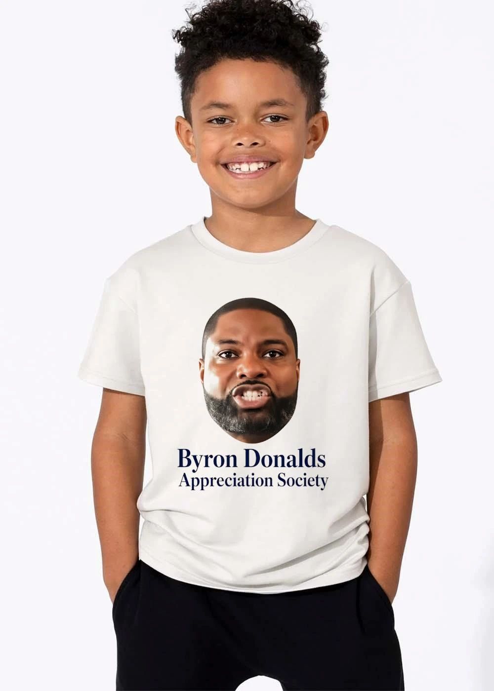 Byron Donalds Appreciation Society Cutout Head Photo Portrait shirt