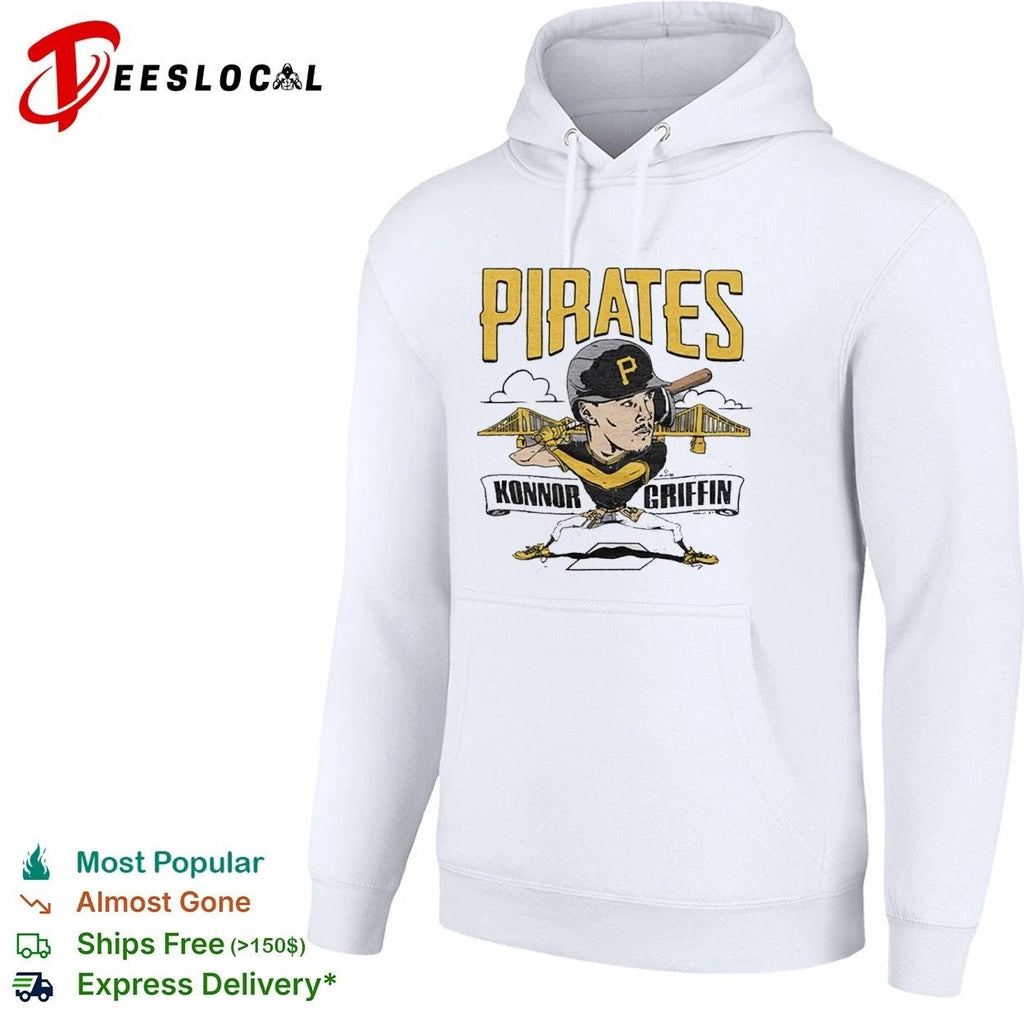 Konnor Griffin Pittsburgh Pirates Caricature T-shirt